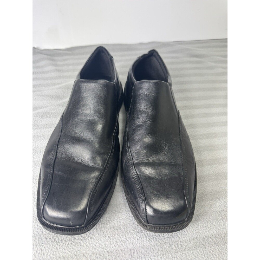 Nunn Bush Men’s Black Leather Slip-On Dress Shoes Size 12M